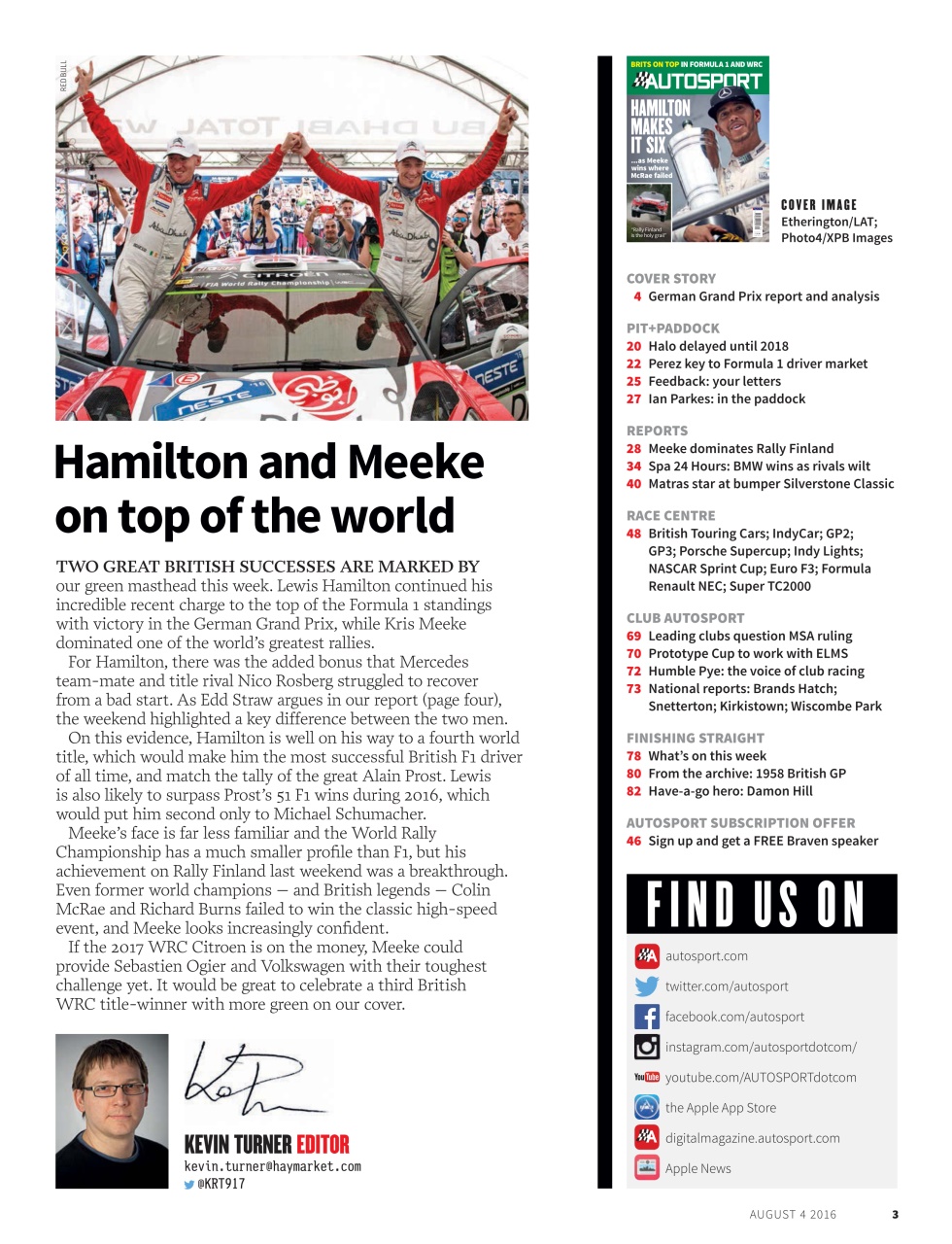 Autosport Preview Pages