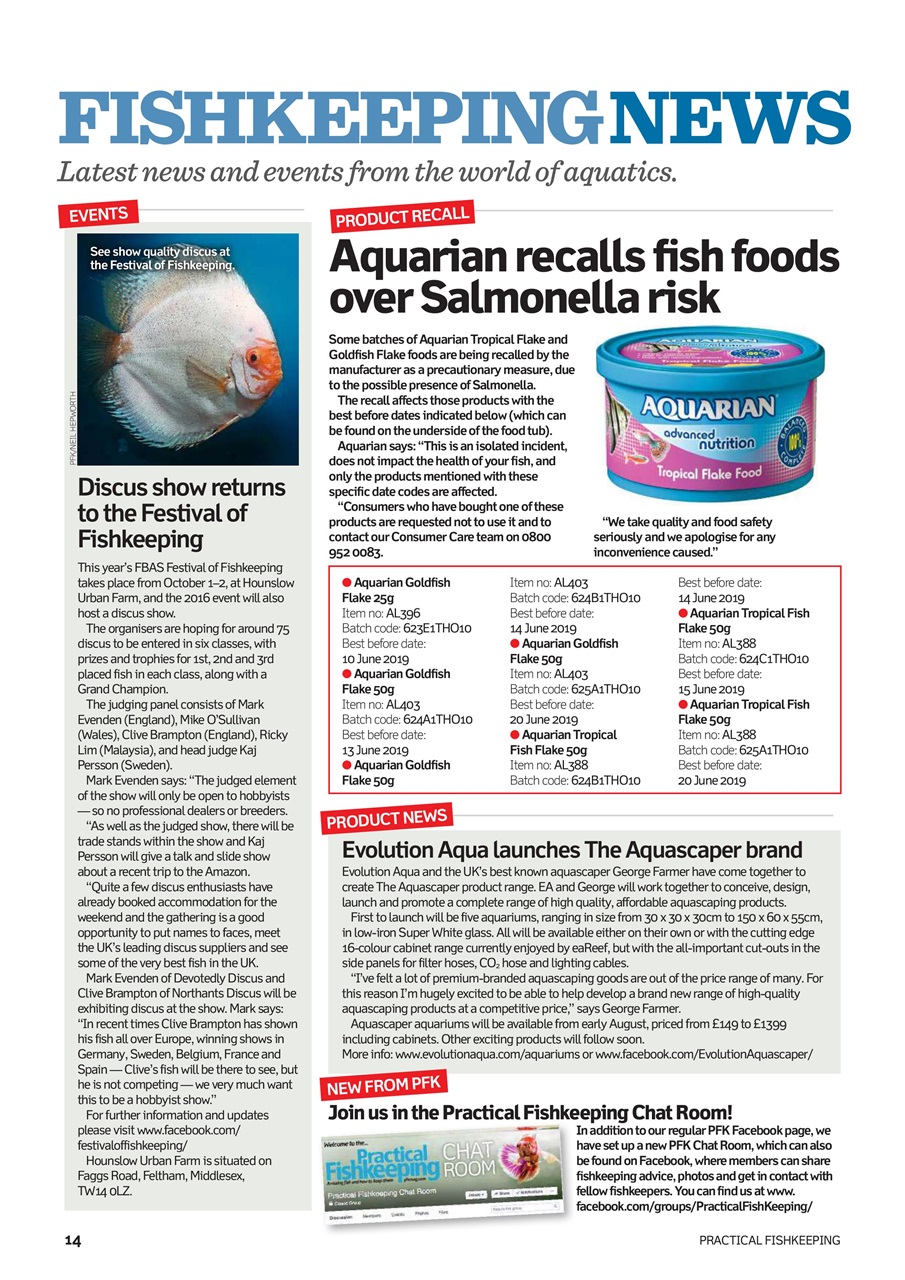 Practical Fishkeeping Preview Pages