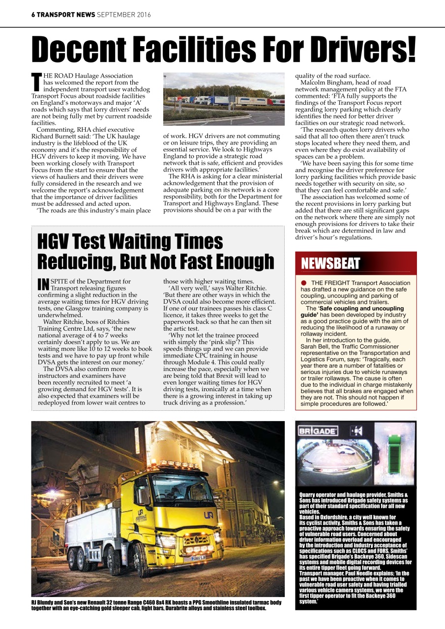 Transport News Preview Pages