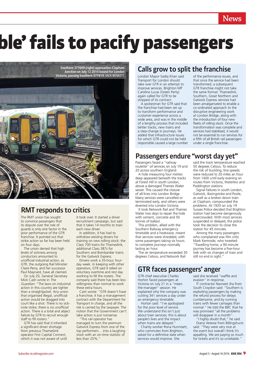 Rail Preview Pages