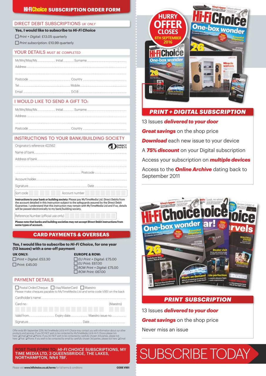 Hi-Fi Choice Preview Pages