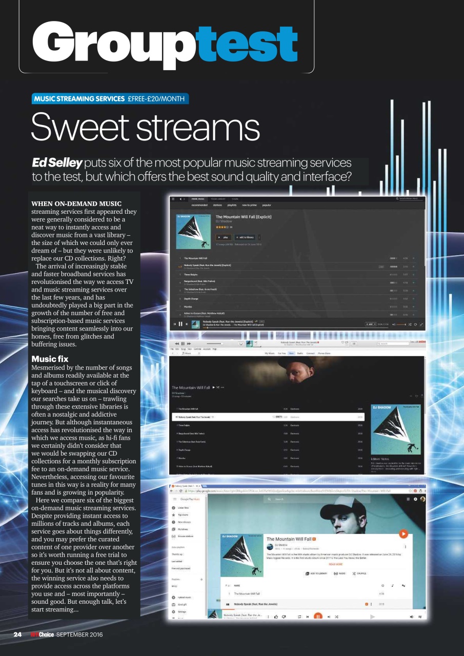 Hi-Fi Choice Preview Pages