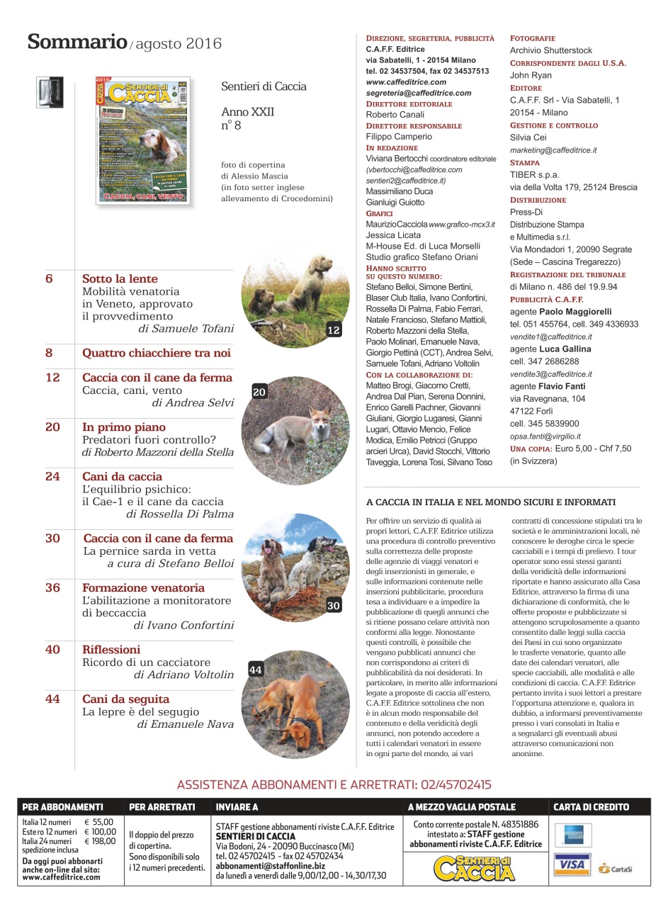 SENTIERI DI CACCIA Preview Pages