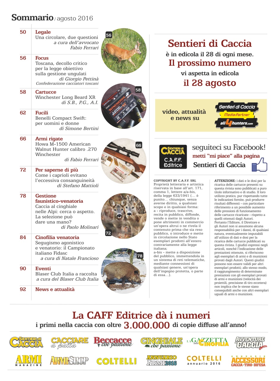 SENTIERI DI CACCIA Preview Pages