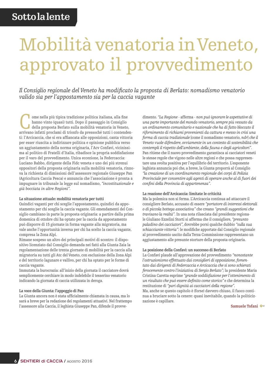 SENTIERI DI CACCIA Preview Pages