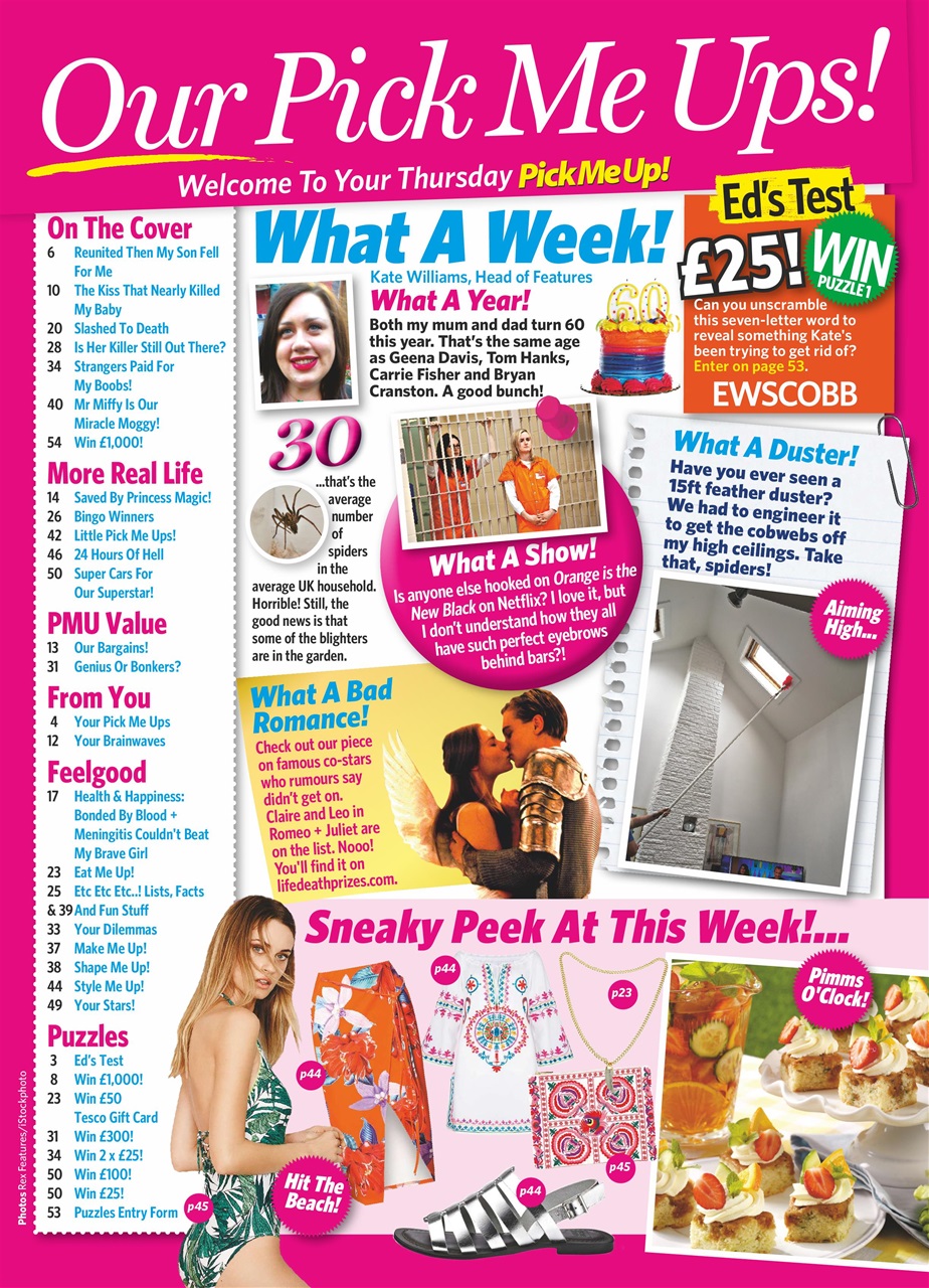 Pick Me Up Preview Pages