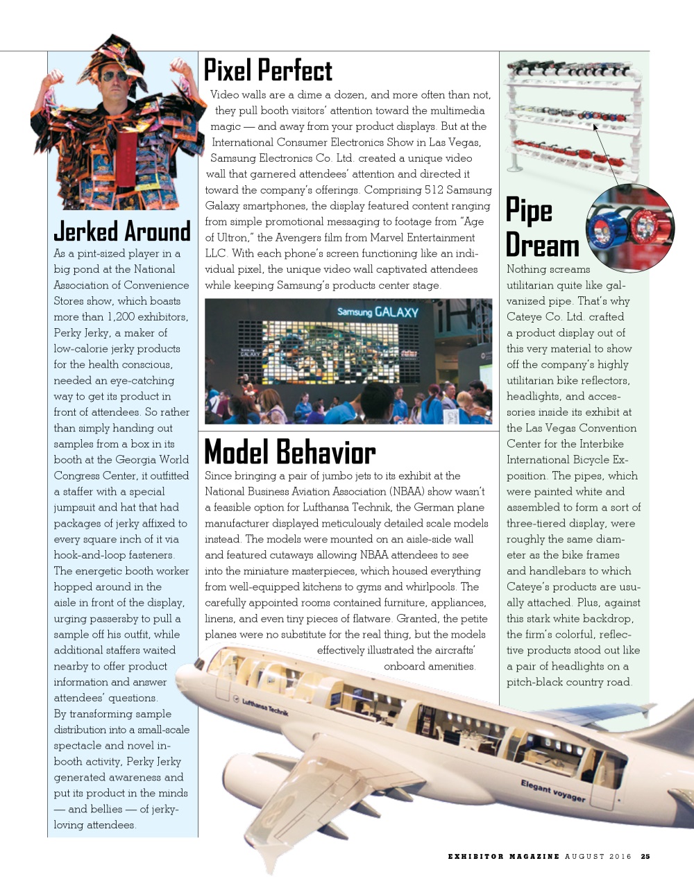 EXHIBITOR Magazine Preview Pages