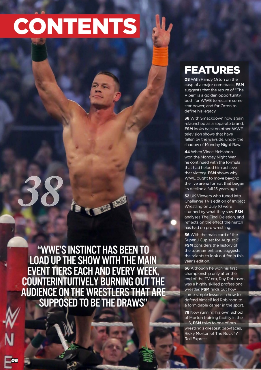 Wrestletalk Magazine Preview Pages
