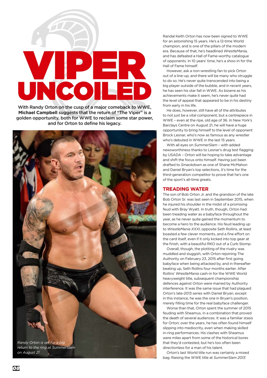 Wrestletalk Magazine Preview Pages