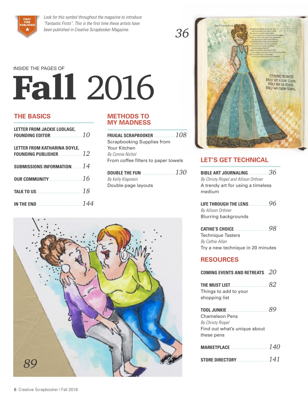 Creative Scrapbooker Preview Pages