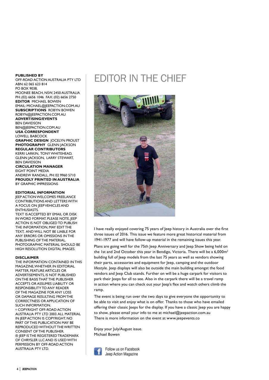 Jeep Action Preview Pages