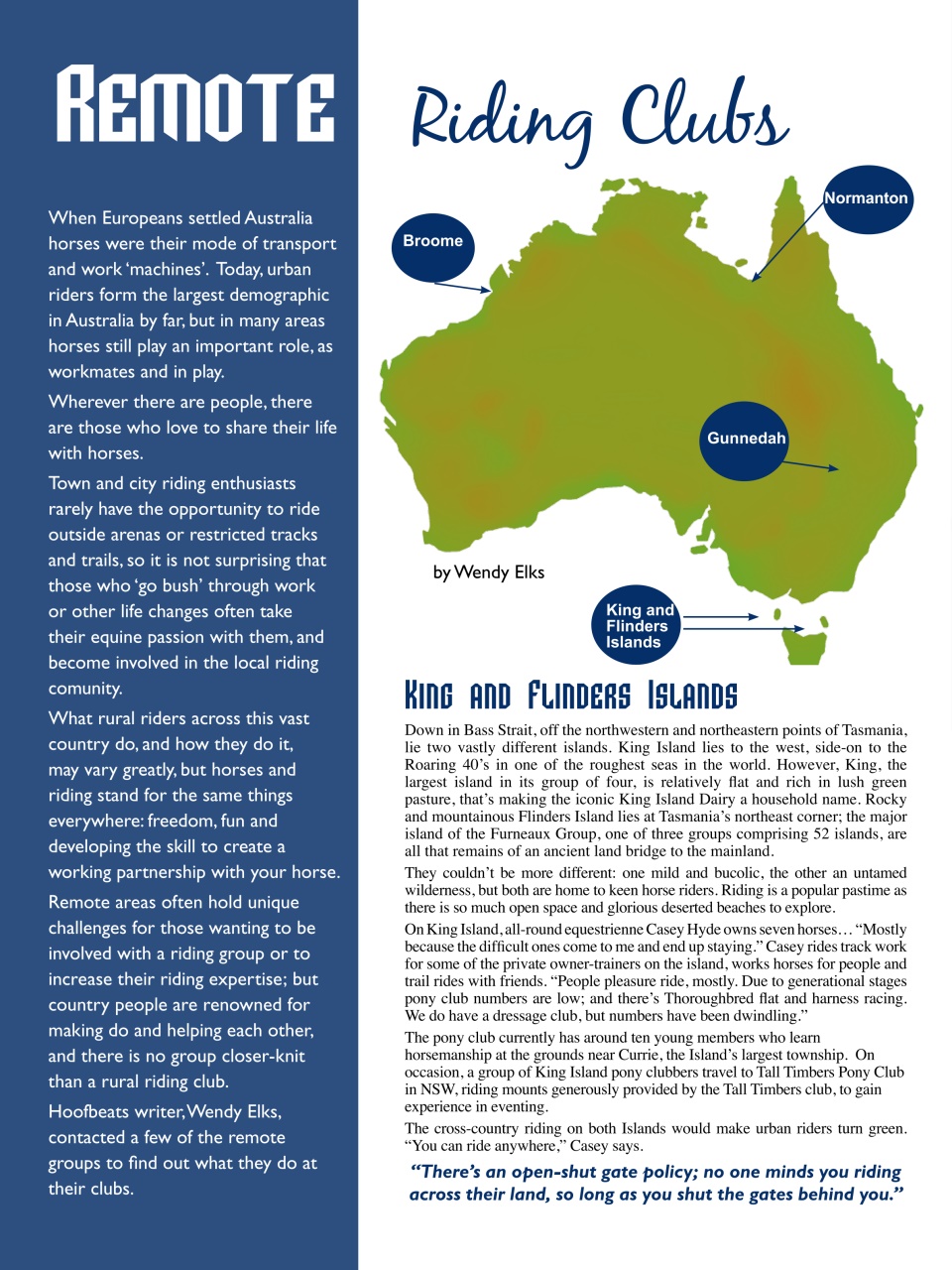 Hoofbeats Preview Pages