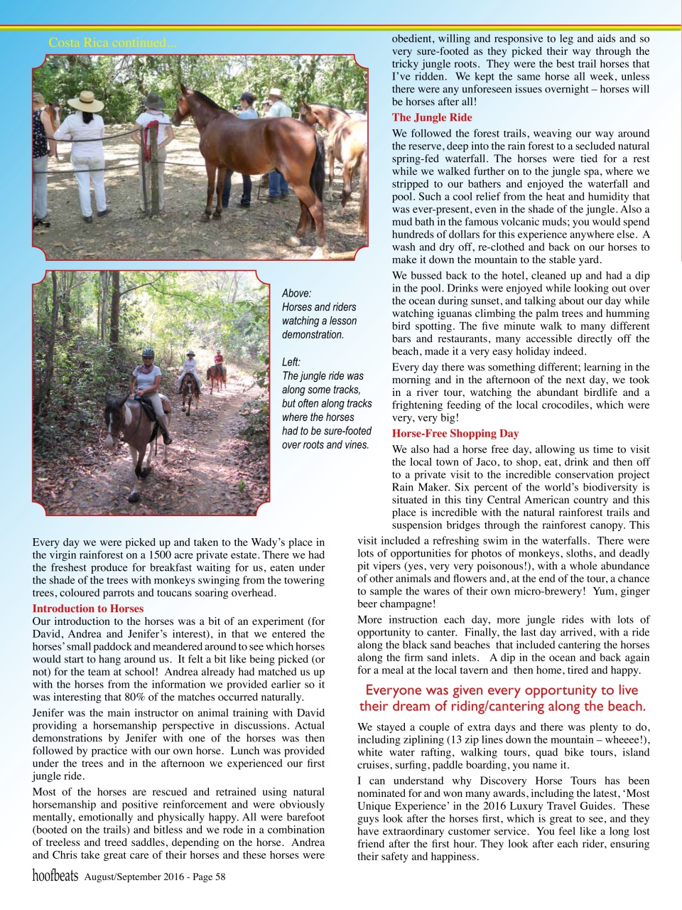 Hoofbeats Preview Pages