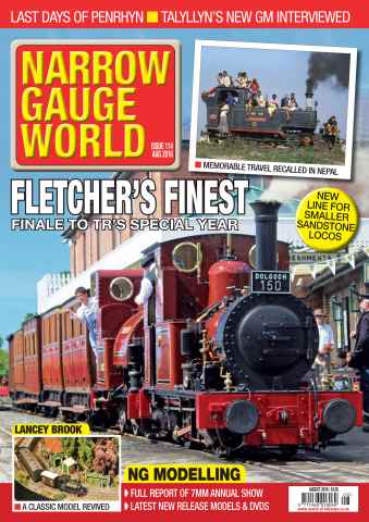 Narrow Gauge World issue August 2016 