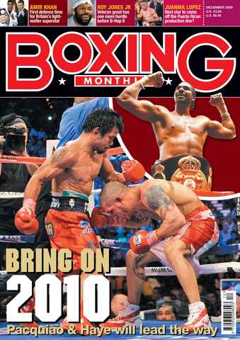 Boxing Monthly issue Boxing Monthly December 2009