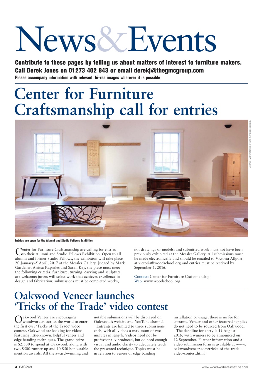 Furniture & Cabinetmaking Preview Pages