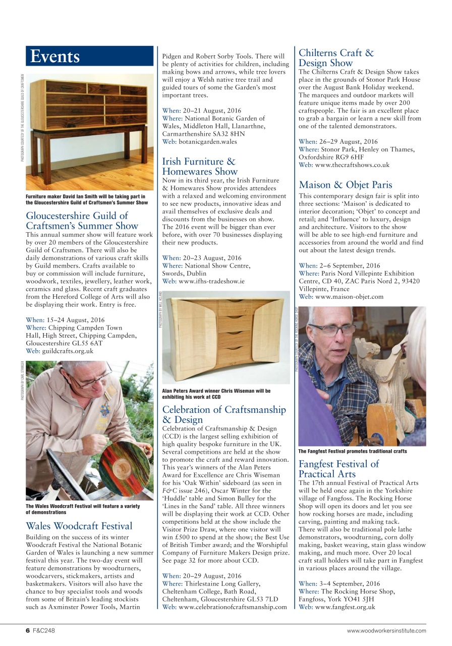 Furniture & Cabinetmaking Preview Pages