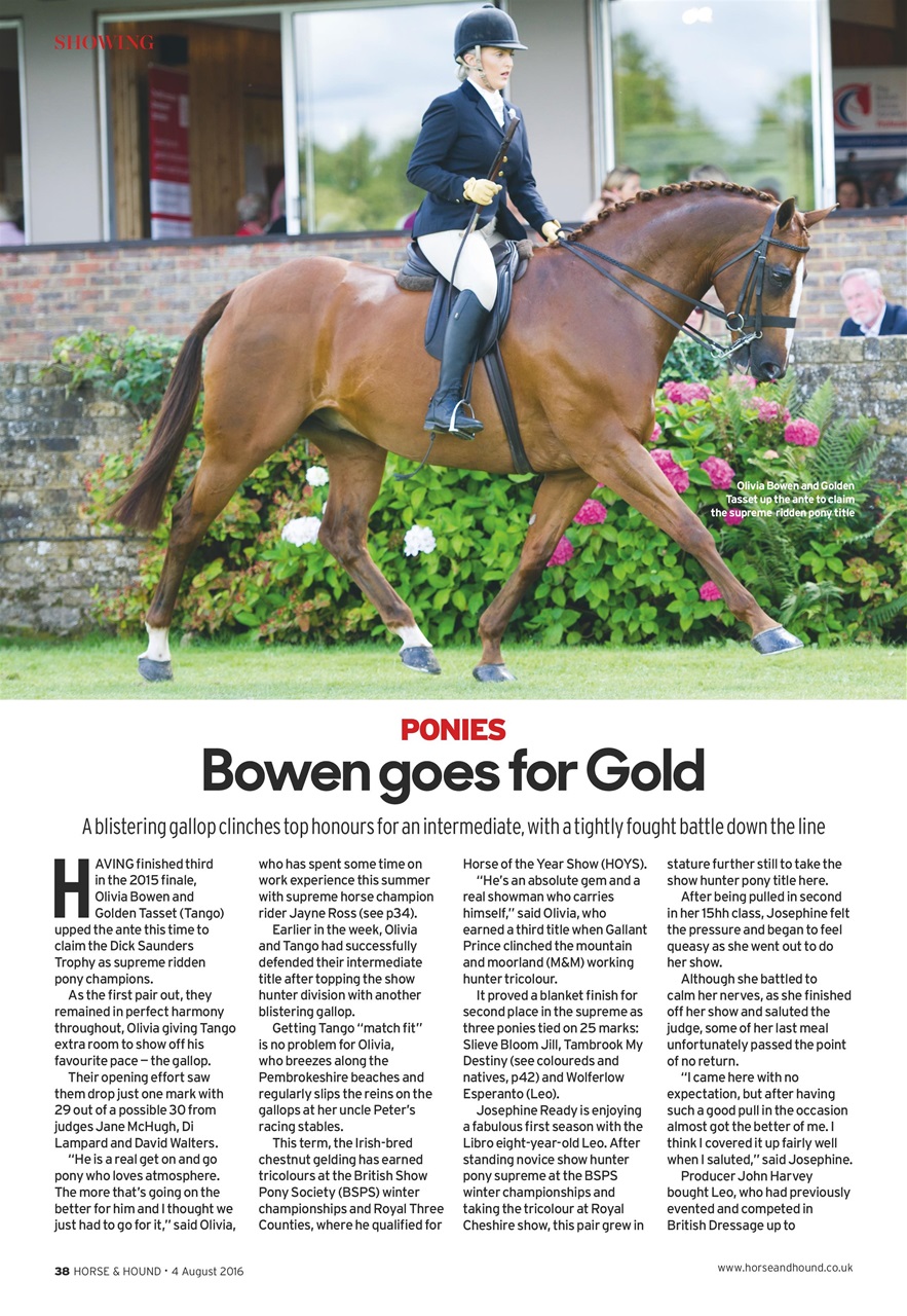 Horse & Hound Preview Pages