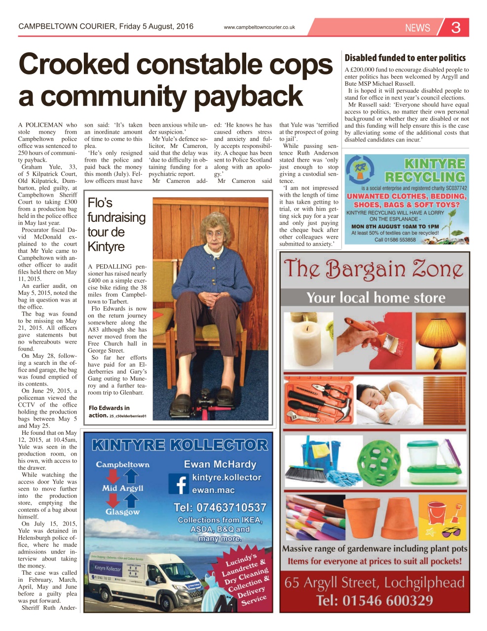 Campbeltown Courier Preview Pages