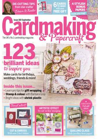 Cardmaking & Papercraft issue September 2016