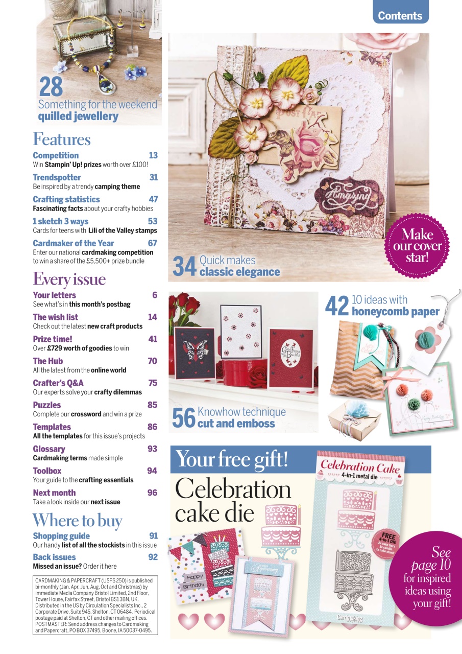 Cardmaking & Papercraft Preview Pages