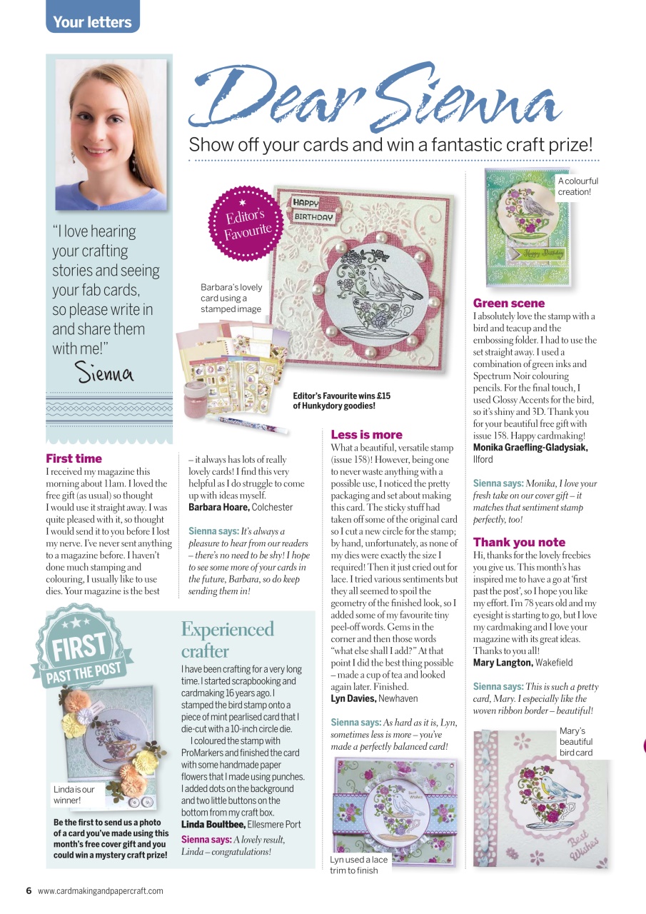 Cardmaking & Papercraft Preview Pages