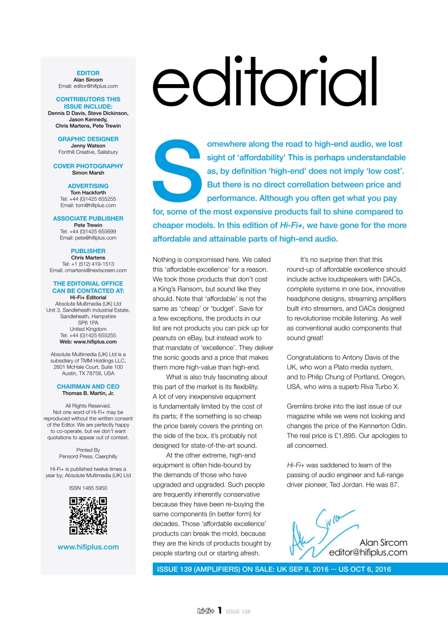 hi-fi+ Global Network Preview Pages