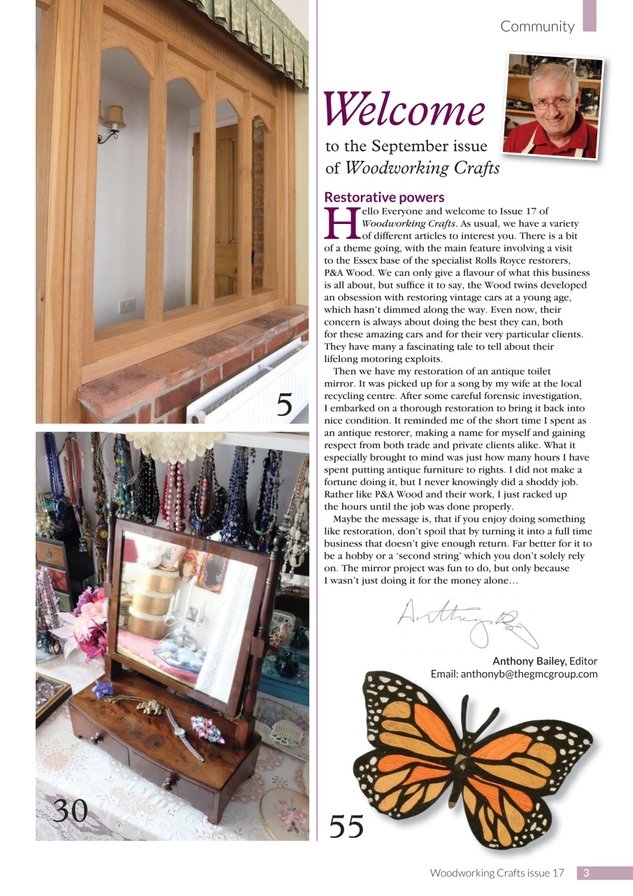 Woodworking Crafts Magazine Preview Pages