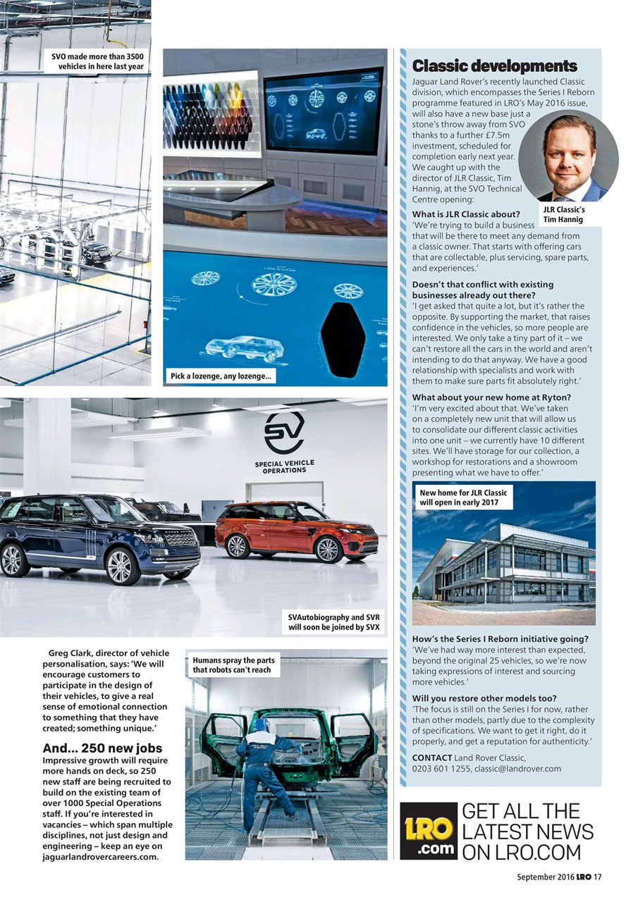 Land Rover Owner Preview Pages