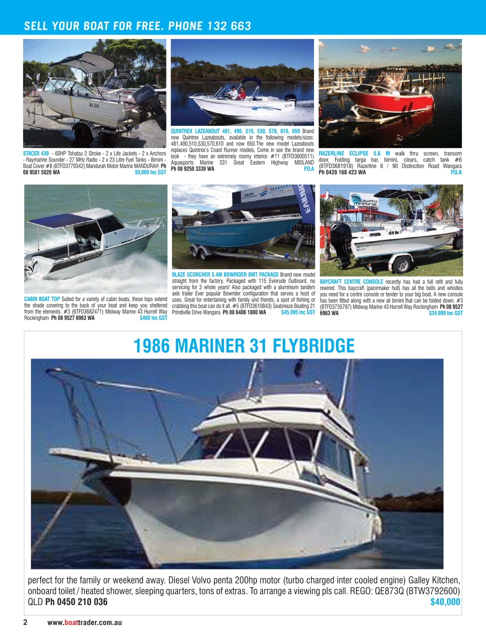 Boat Trader Australia Preview Pages