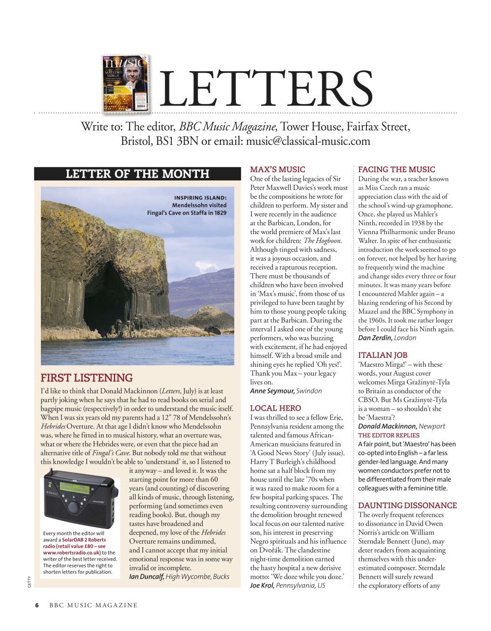 BBC Music Magazine Preview Pages