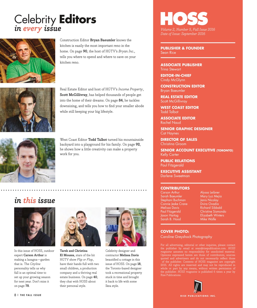 HOSS Magazine Preview Pages