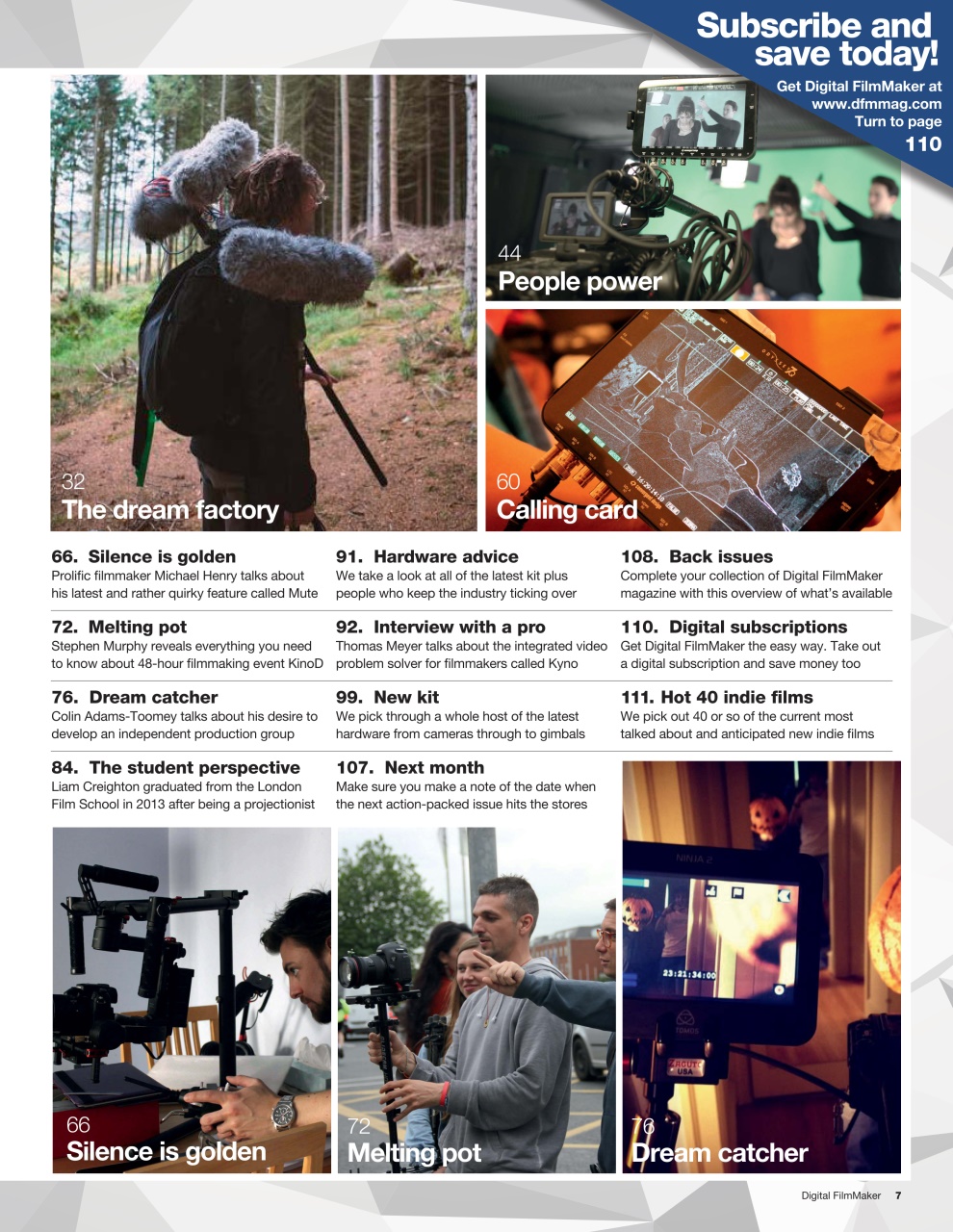 Digital FilmMaker Preview Pages