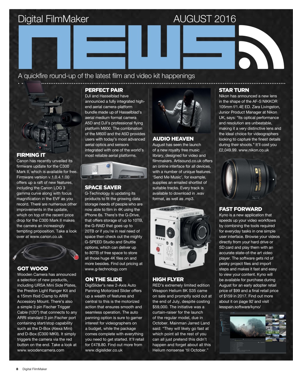 Digital FilmMaker Preview Pages