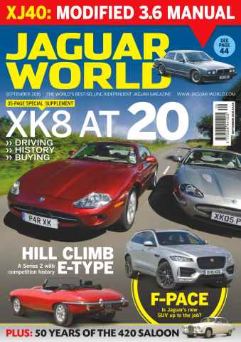 Jaguar World issue No. 175 XK8 at 20