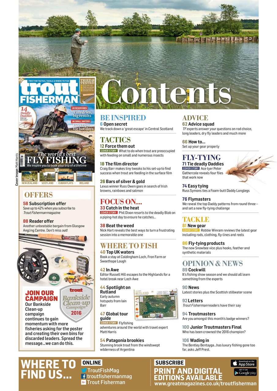 Trout Fisherman Preview Pages