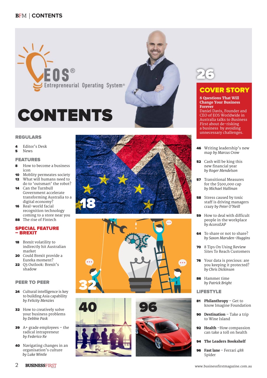 Business First Magazine Preview Pages