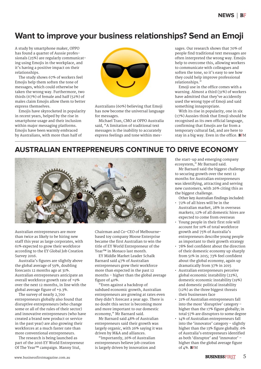 Business First Magazine Preview Pages
