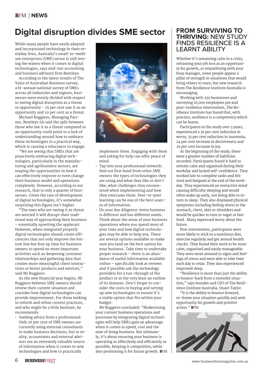 Business First Magazine Preview Pages