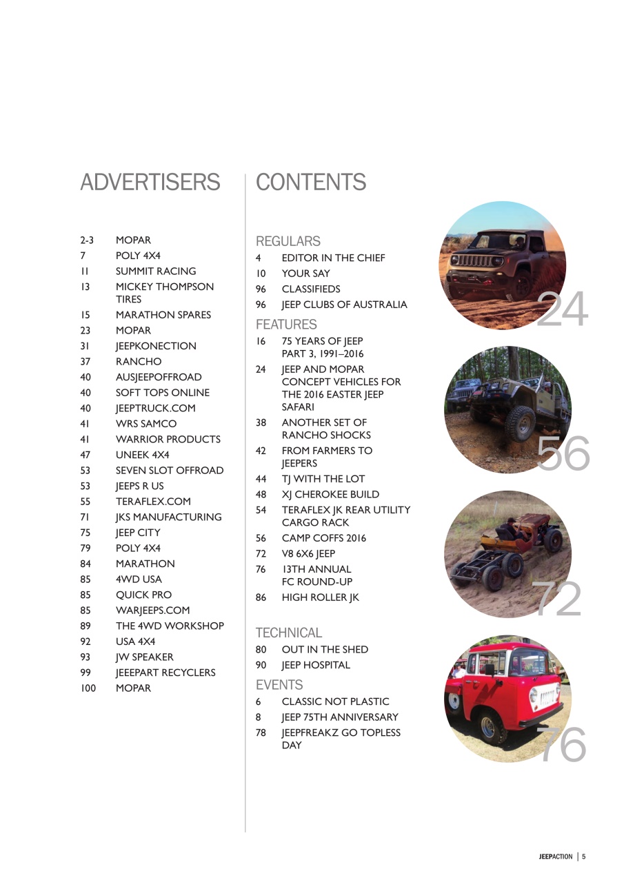 Jeep Action Preview Pages