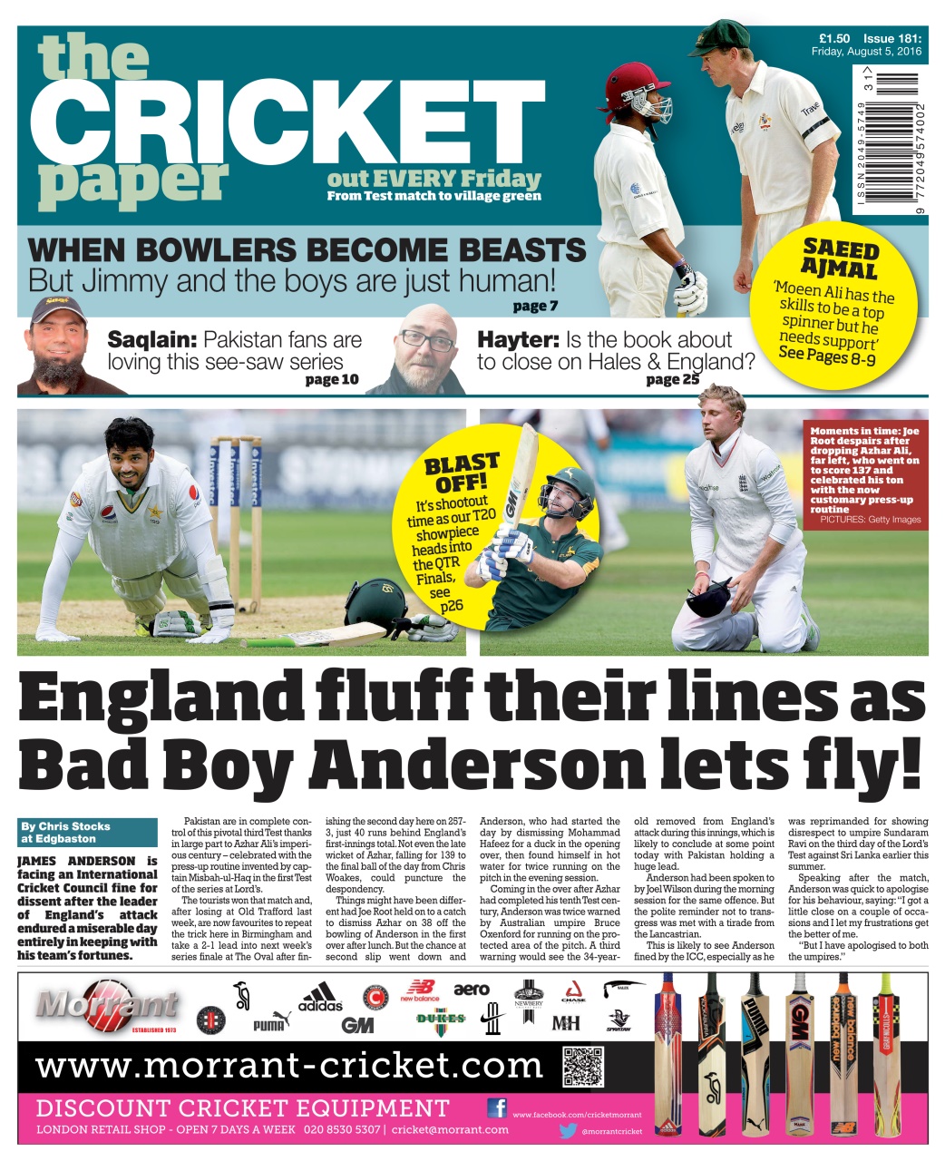 The Cricket Paper Preview Pages