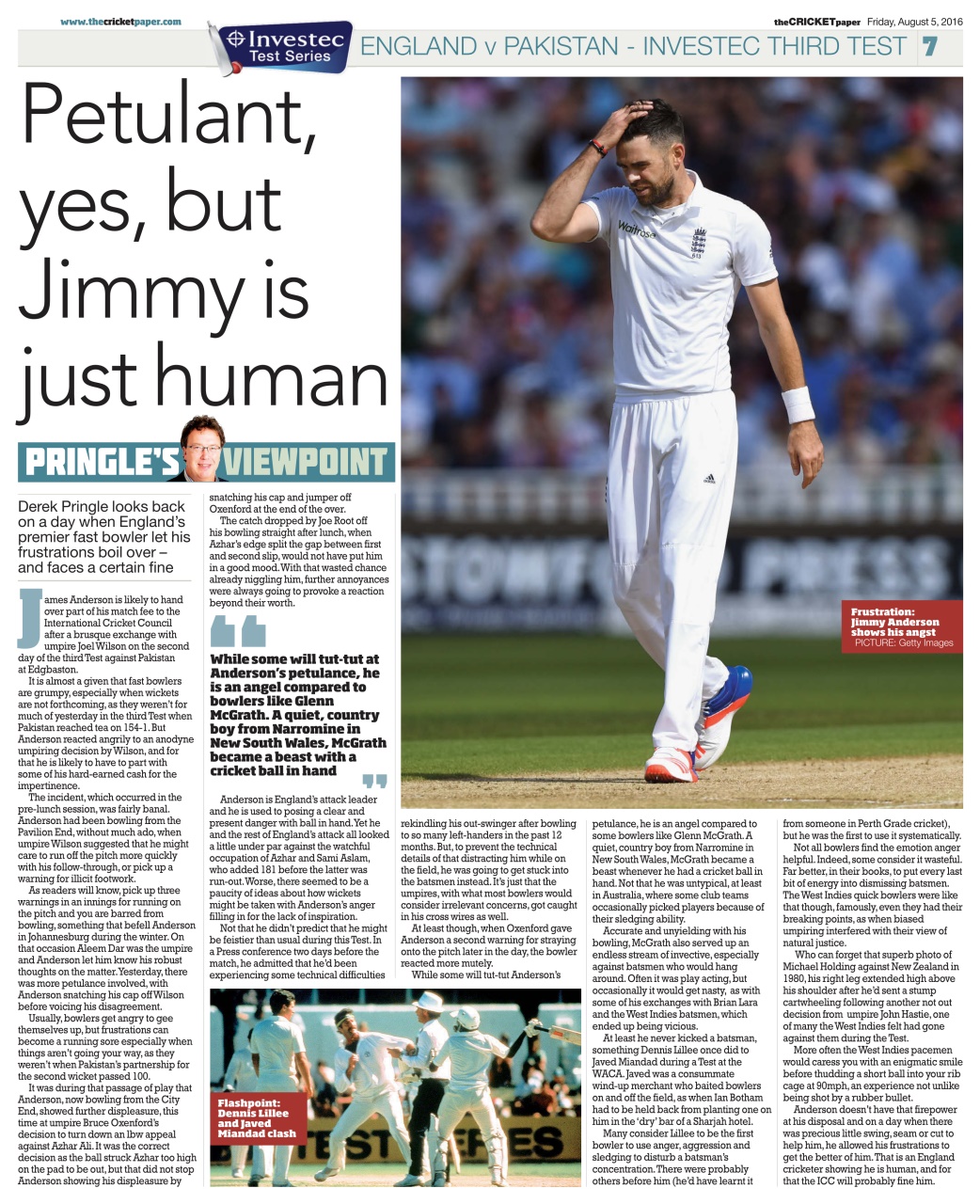 The Cricket Paper Preview Pages