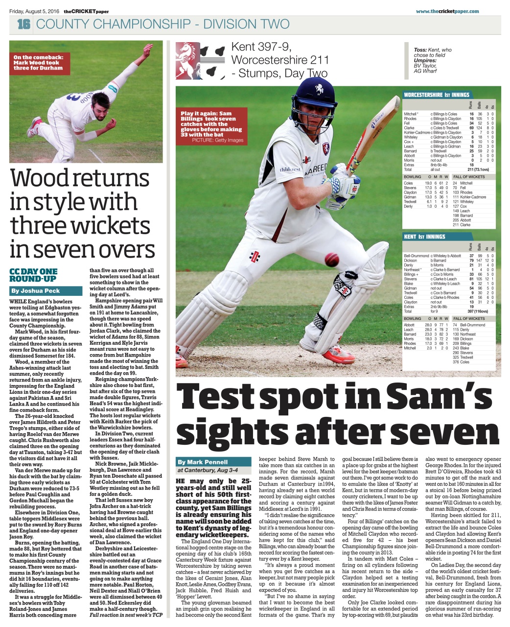 The Cricket Paper Preview Pages