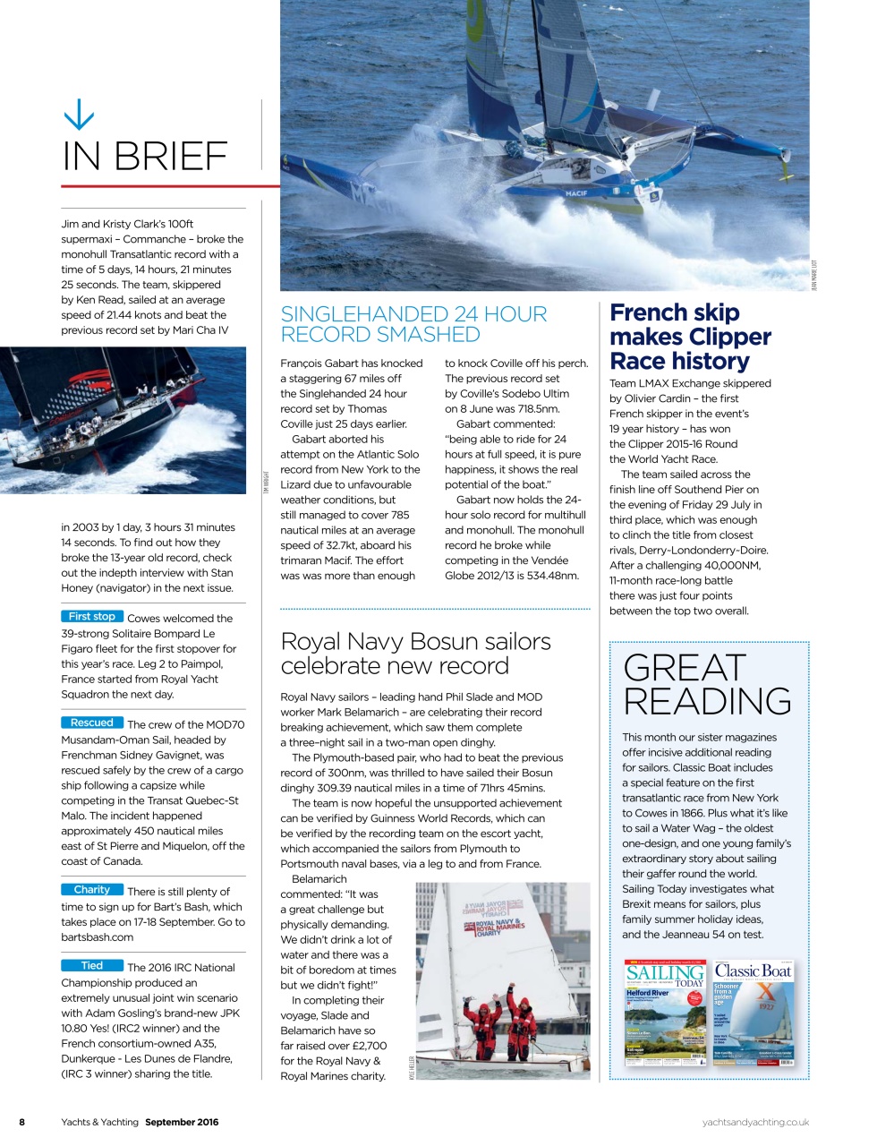 Yachts & Yachting Preview Pages