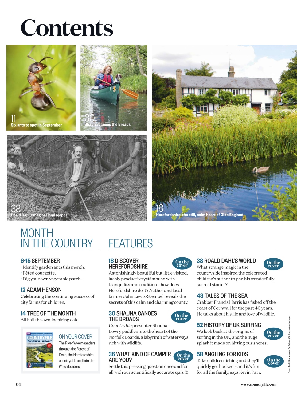 BBC Countryfile Magazine Preview Pages