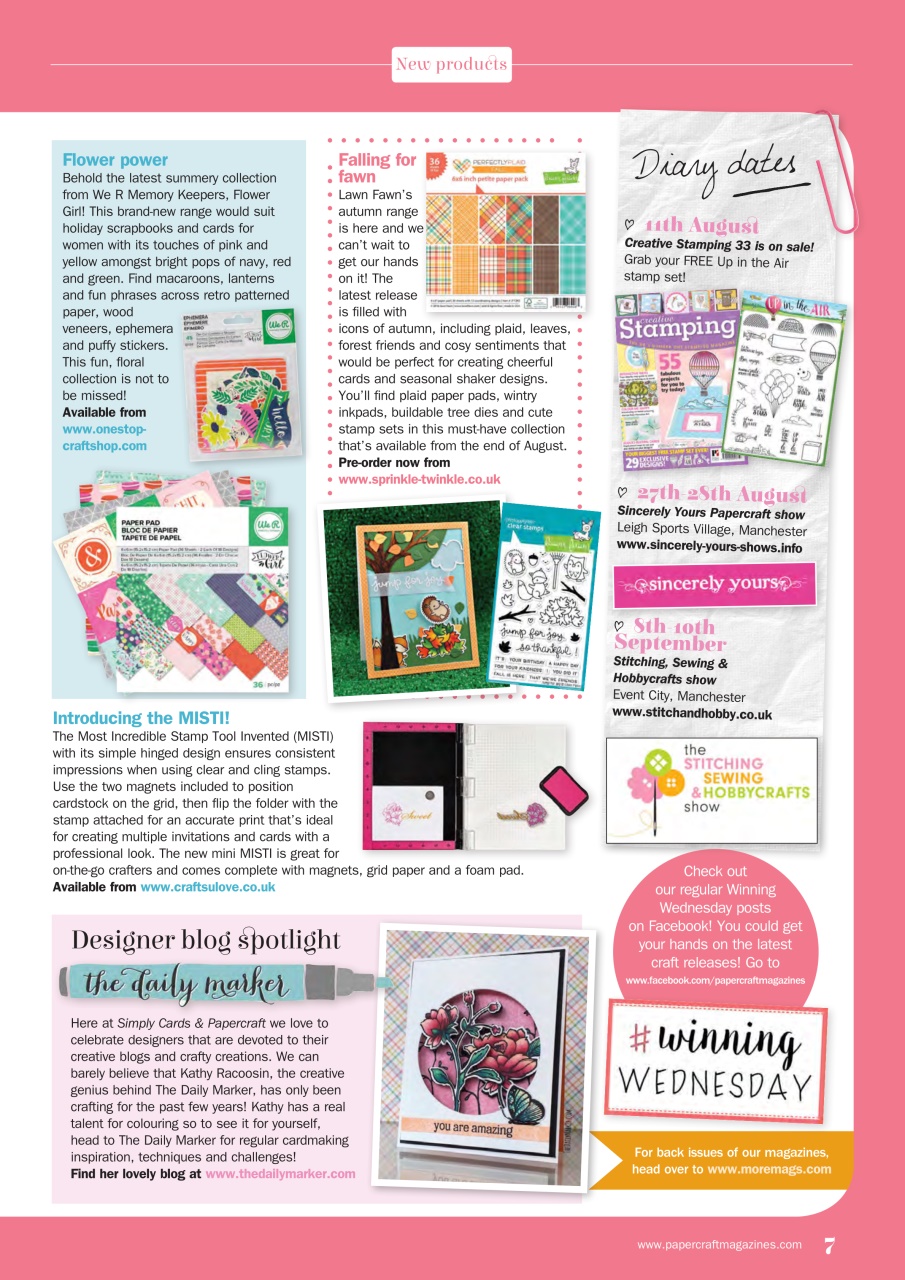 Simply Cards & Papercraft Preview Pages