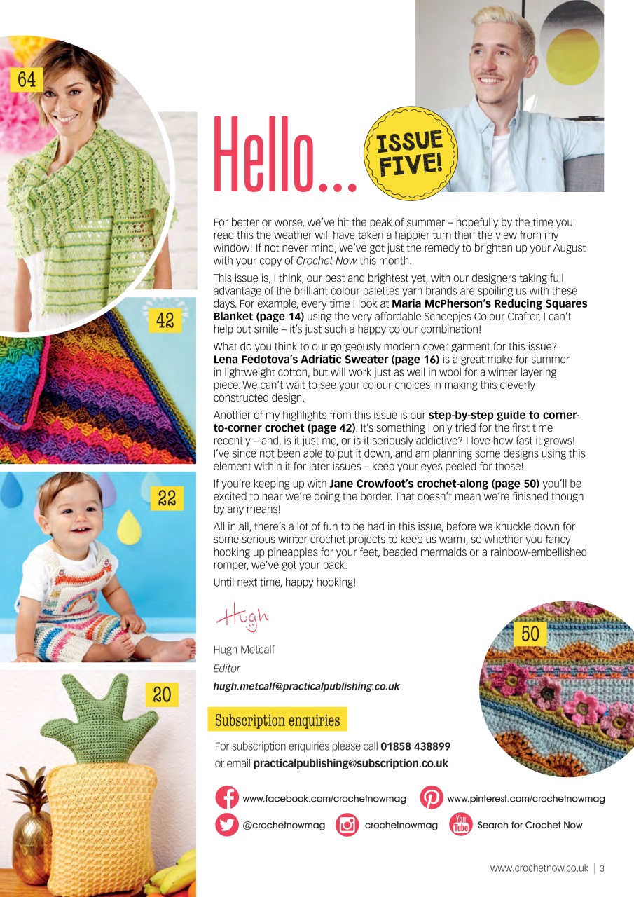 Crochet Now Magazine Preview Pages
