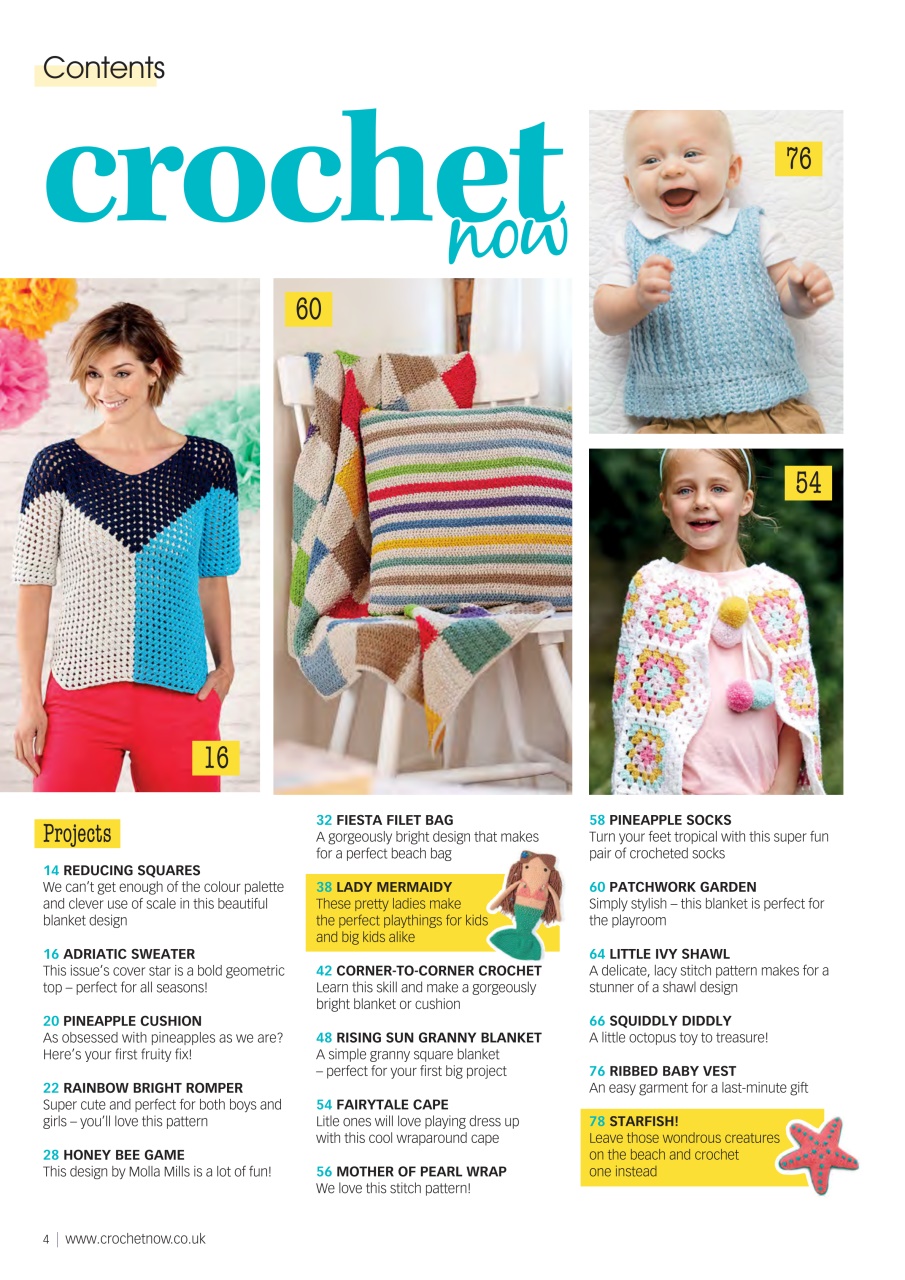 Crochet Now Magazine Preview Pages