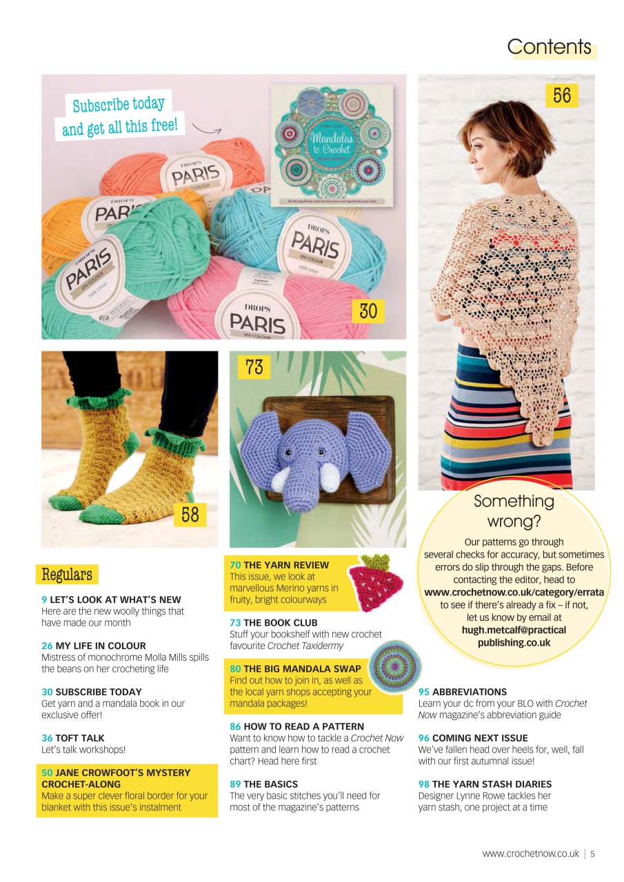 Crochet Now Magazine Preview Pages