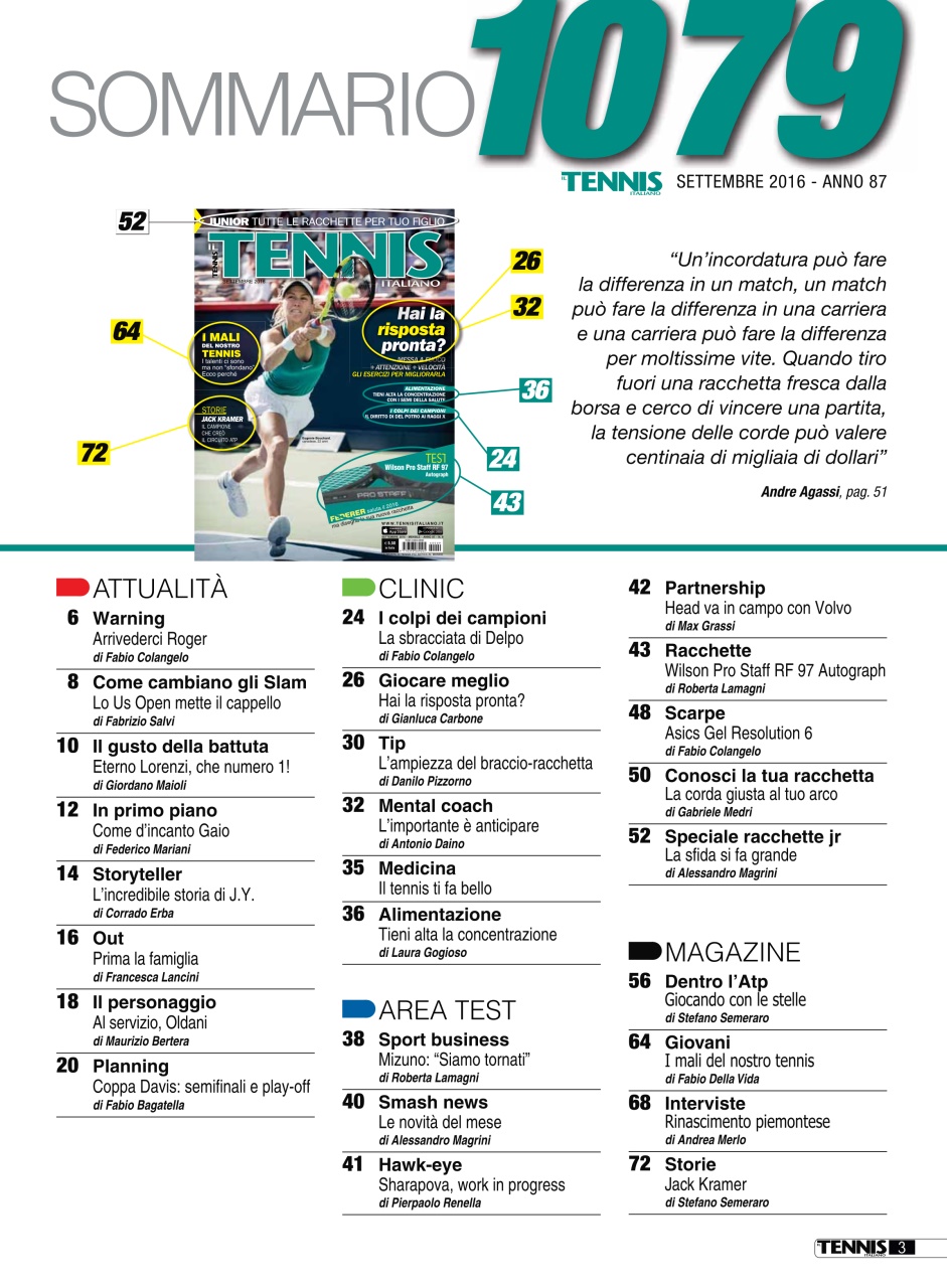 Il Tennis Italiano Preview Pages